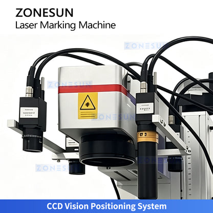 ZONESUN ZS-LMC2 Automatic CCD Vision Positioning Laser Marking Machine for QR Code Logo