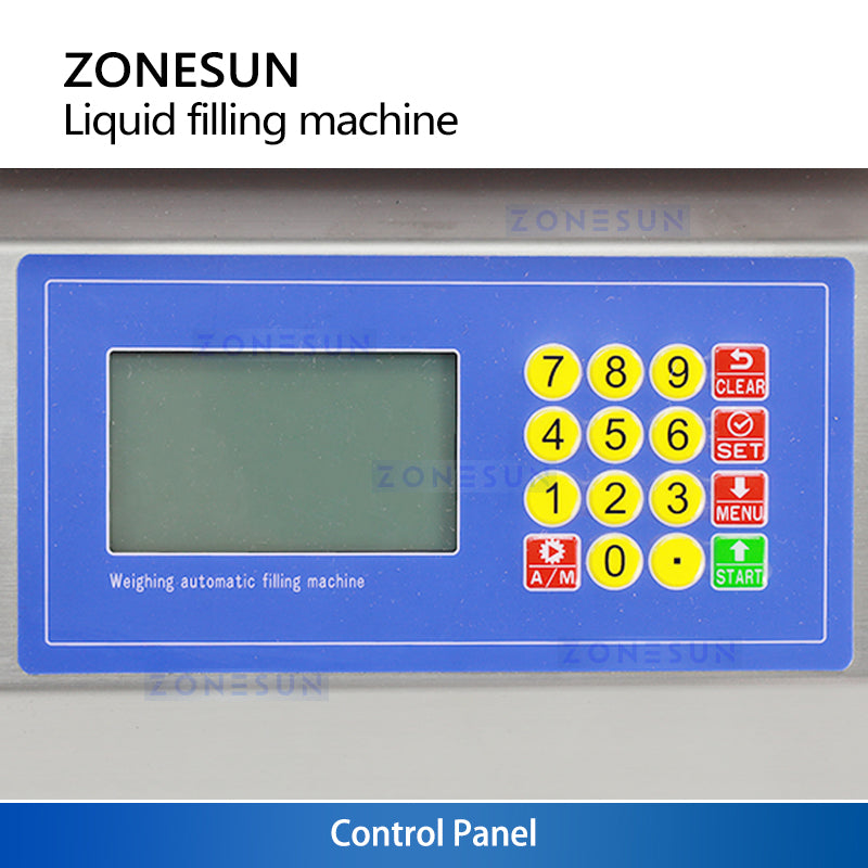 ZONESUN ZS-M100 Semi-Automatic Weighing Liquid Filling Machine for Cosmetics Chemicals