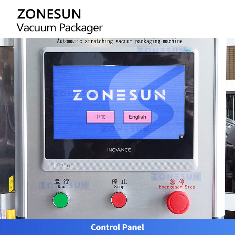 ZONESUN ZS-DLZ420 Automatic Vacuum Shrink Packaging Machine for Efficient Food & Medical Sealing