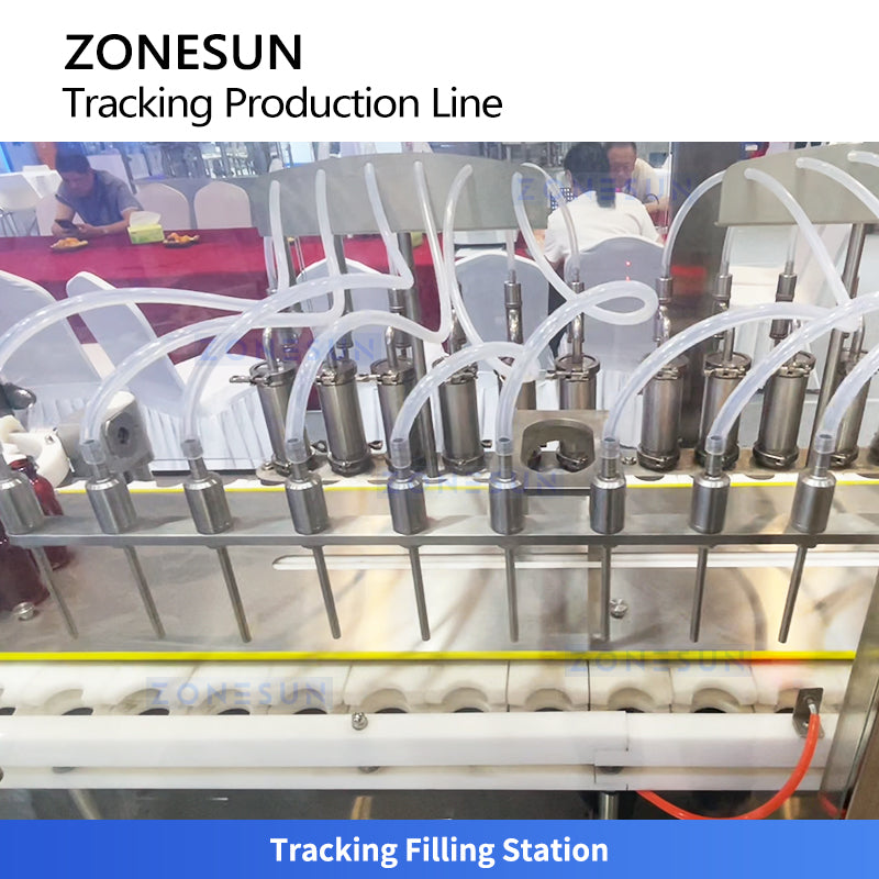 ZONESUN ZS-VTXG50: 7800BPH High-Speed Servo Tracking Liquid Filling & Capping Machine