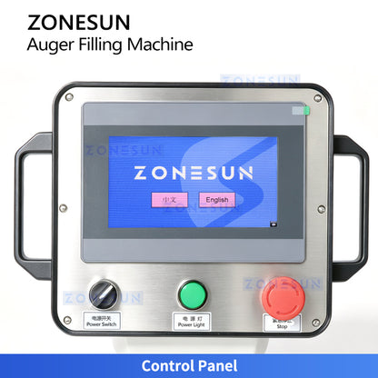 ZONESUN ZS-MCS4 Dual-Color Spiral Pattern Piston Filling Machine For Face Cream, Body Lotion
