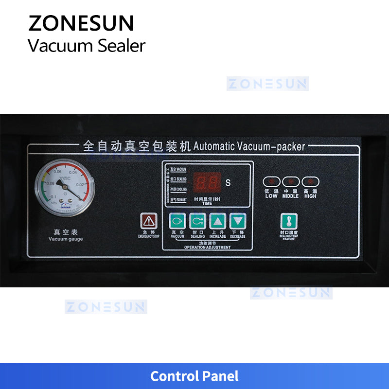 ZONESUN ZS-DZ600A Industrial Double Chamber Vacuum Packaging Machine for Food