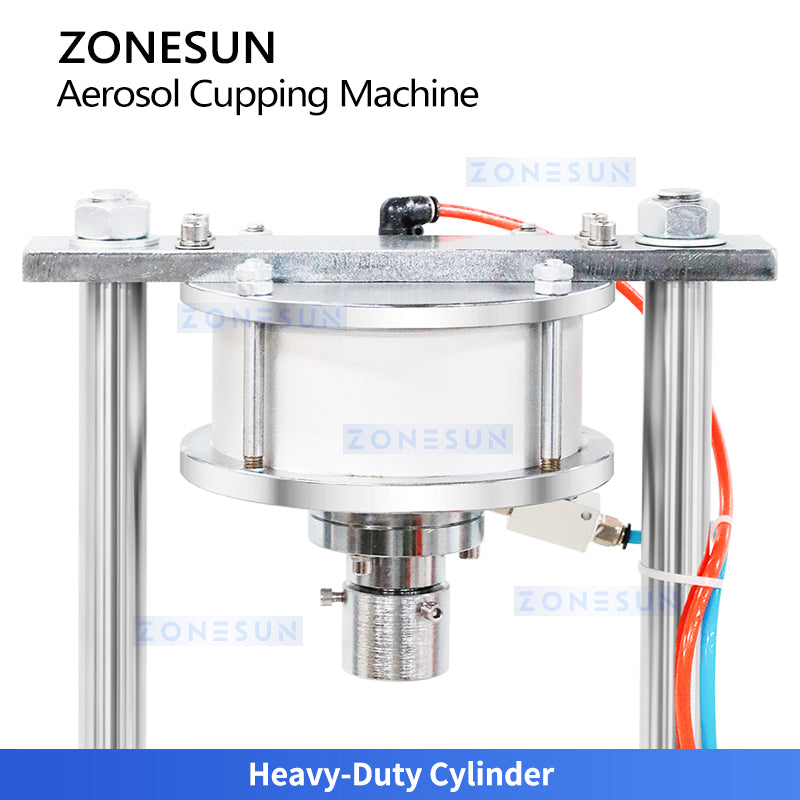 ZONESUN ZS-BG250 Pneumatic Aerosol Can De-capping Machine for Spray Can Valve Removal