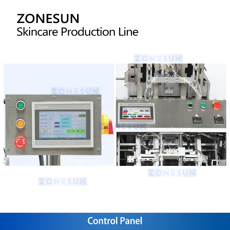 ZONESUN ZS-MS3TPF Automatic Facial Mask & Essence Production Line for Skincare Production