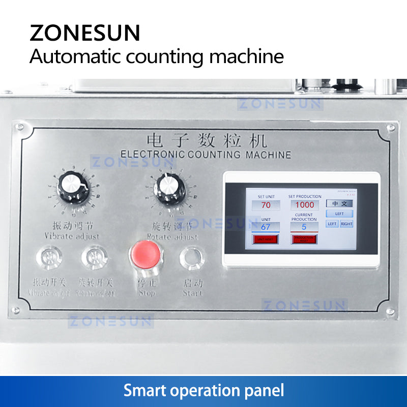 ZONESUN ZS-ASL2 Automatic Counting Machine for Candy, Seeds, Pills and Small Items