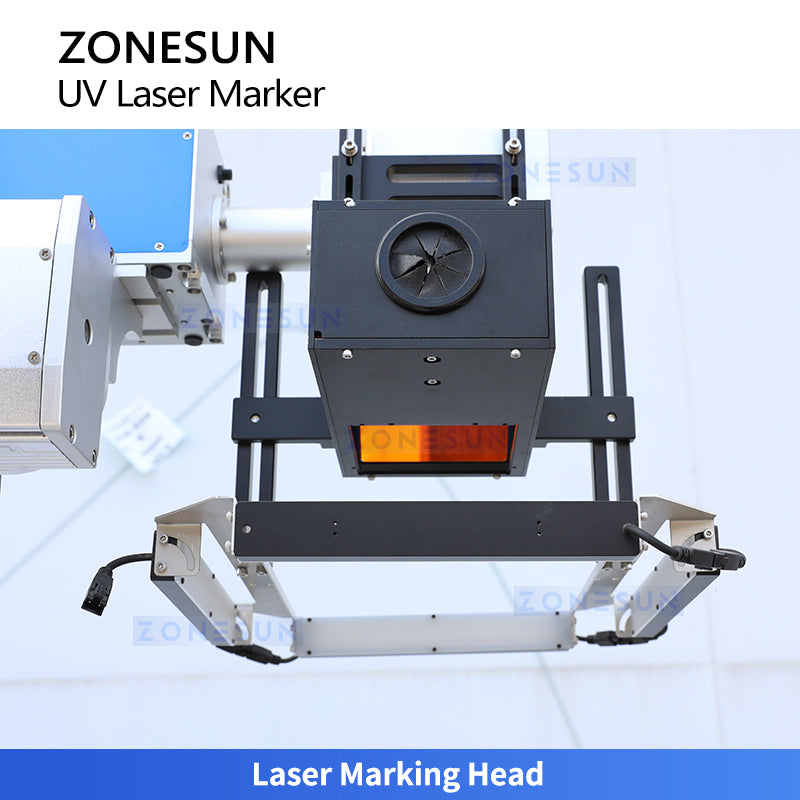 ZONESUN ZS-UVC2 Vision-Guided UV Laser Marking Machine for Glass, Plastic & Electronics