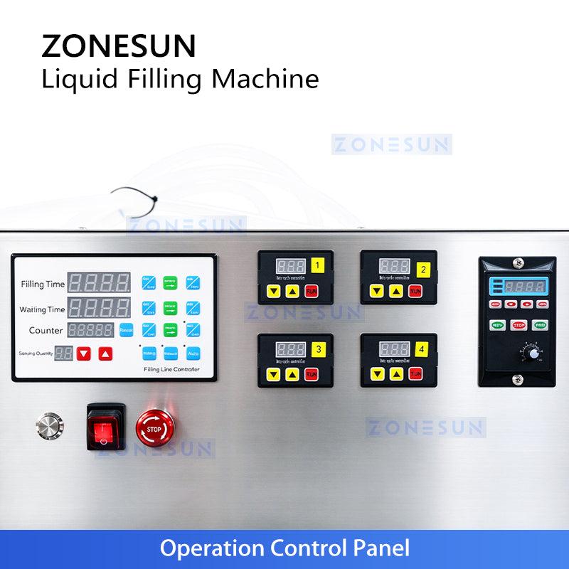 ZONESUN ZS-DTMP4 Automatic Magnetic Pump Liquid Filler