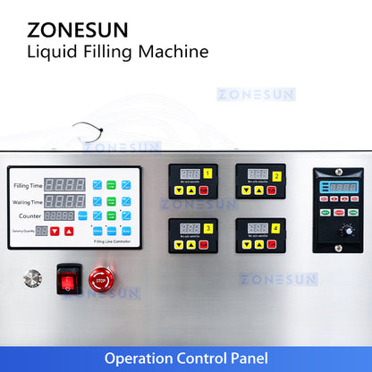 ZONESUN ZS-DTMP4 Automatic Magnetic Pump Liquid Filler