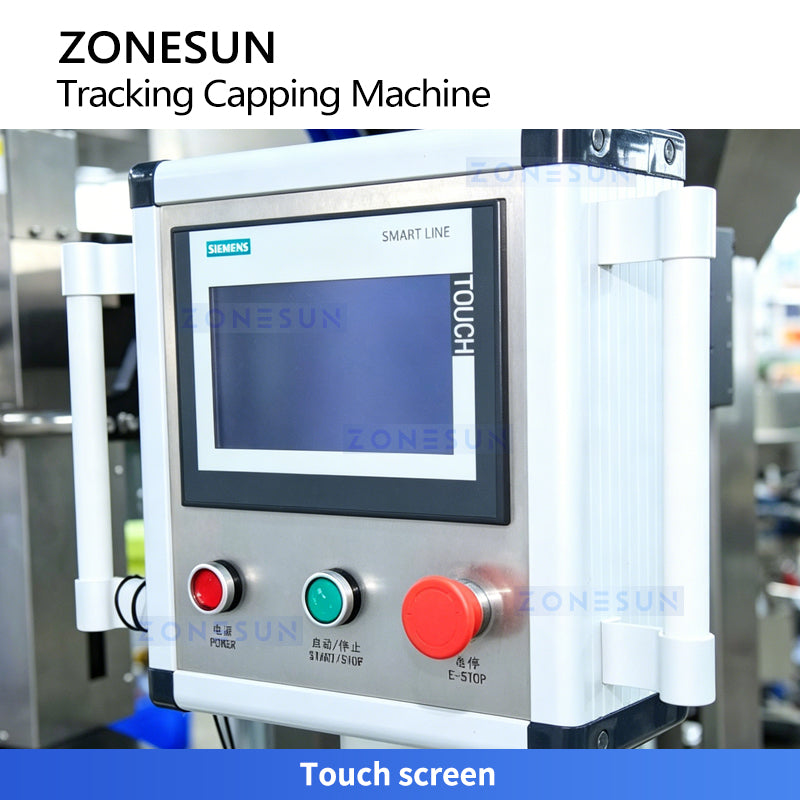 ZONESUN ZS-VTXG3 Dual-Head Tracking Pump & Spray Bottle Capping Machine Line