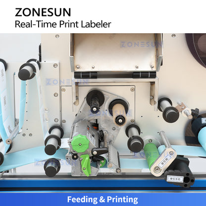 Smart Tech: ZONESUN ZS-TB160POPB Real-Time Variable Data Print and Apply Barcode Labeling Machine