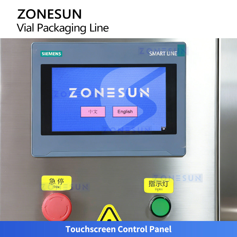 ZONESUN ZS-AFCL9 Automatic Vial Filling Capping and Labeling Line for Pharma and Cosmetics
