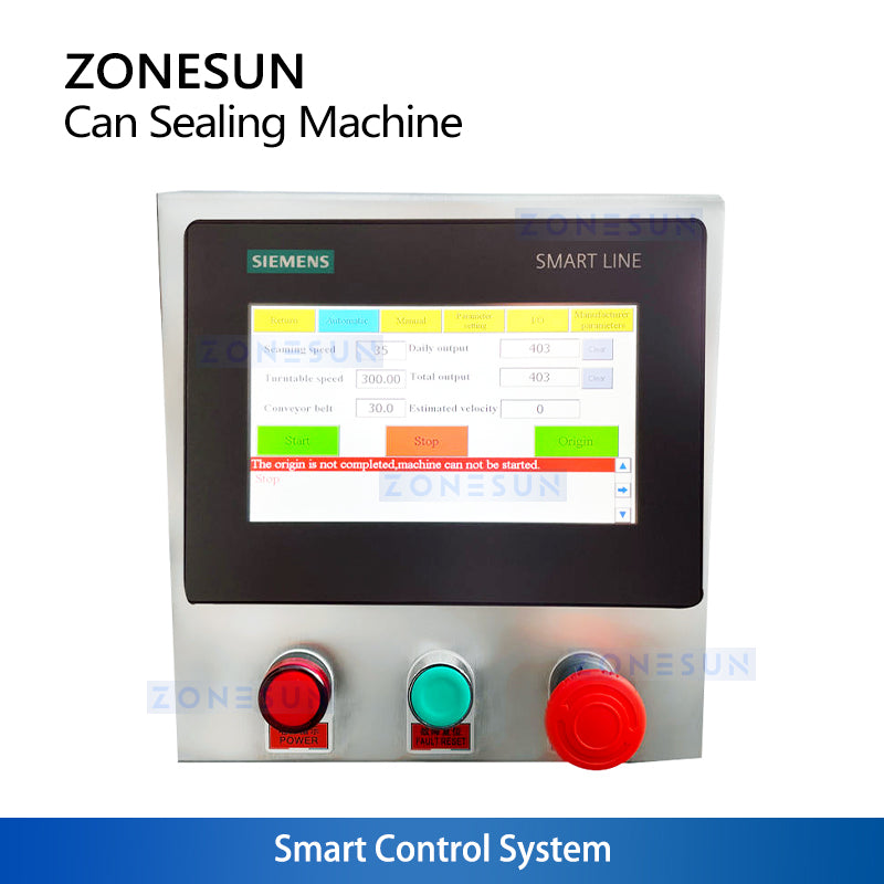 Freshness Guaranteed: ZONESUN ZS-AFK500 Automatic Vacuum &Nitrogen Flushing Capping Machine for Can