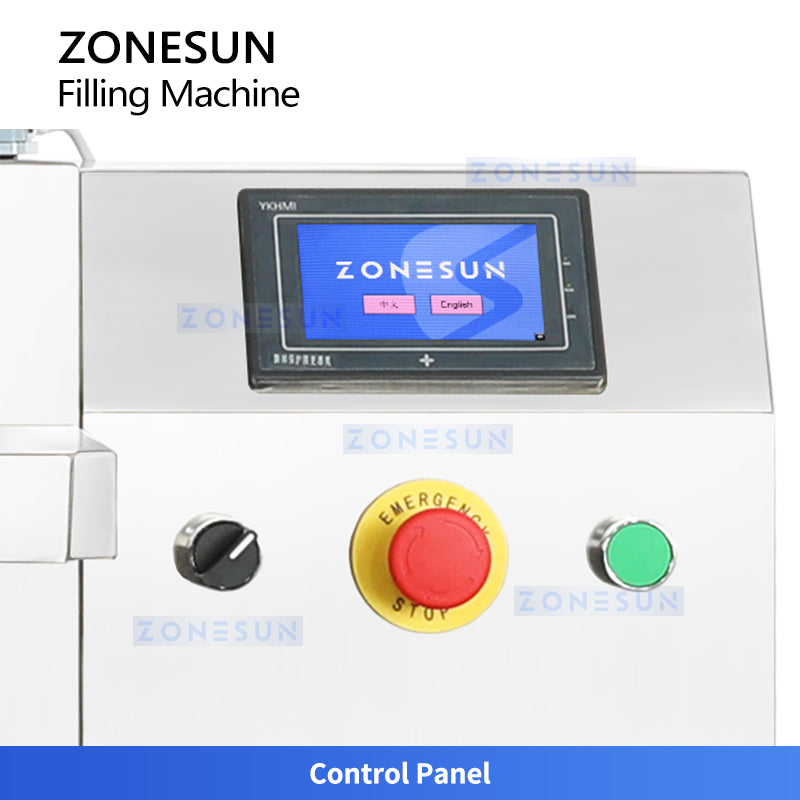 ZONESUN ZS-GTSM1 Servo Motor Paste Filling Machine for Honey, Syrup, Ketchup, Glue and Creams