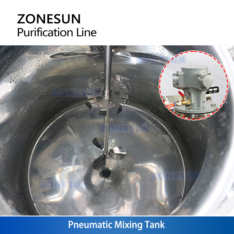 ZONESUN ZS-FAL180W Automatic Perfume Purification Line for Cosmetic Fragrance Production