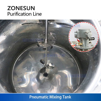 ZONESUN ZS-FAL180W Automatic Perfume Purification Line for Cosmetic Fragrance Production