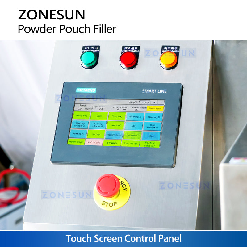 ZONESUN ZS-AFS210 Automatic Powder Doypack Bag Filling Sealing Machine