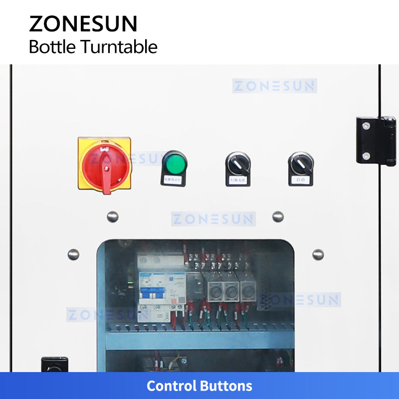ZONESUN ZS-LP150 Automatic Round Bottle Turntable Machine for Efficient Feeding in Packaging Lines