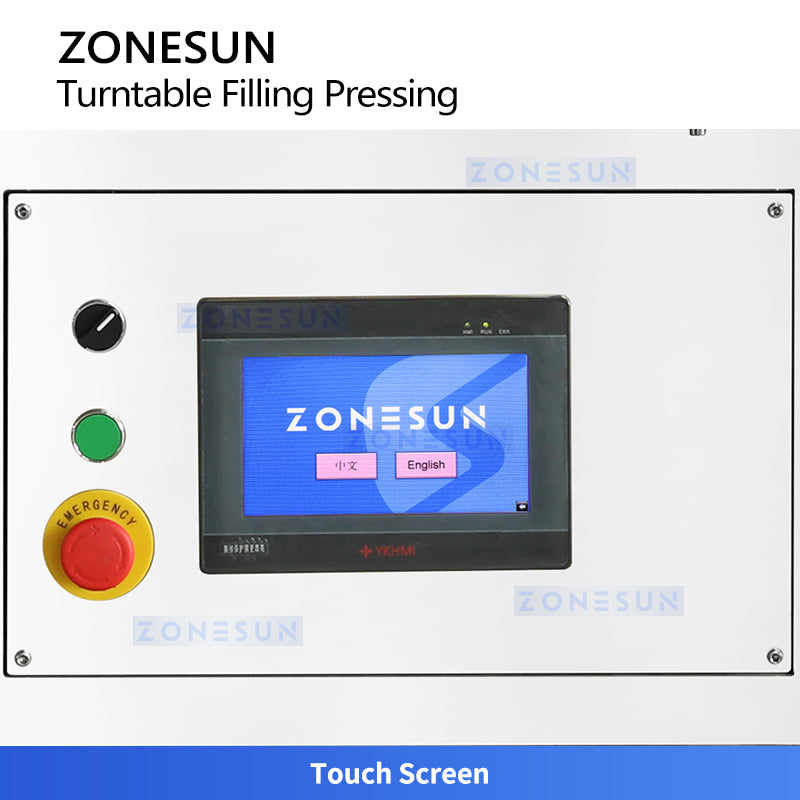 ZONESUN ZS-AFC1CH Automatic Filling and Cap Pressing Machine for Viscous Liquid Production