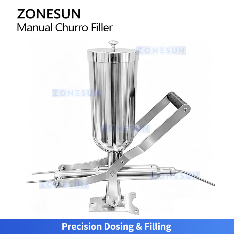 Easy Baking: ZONESUN ZS-CZI4 Manual Quantitative Pastry Injector for Donut, Churro & Puff Fillings