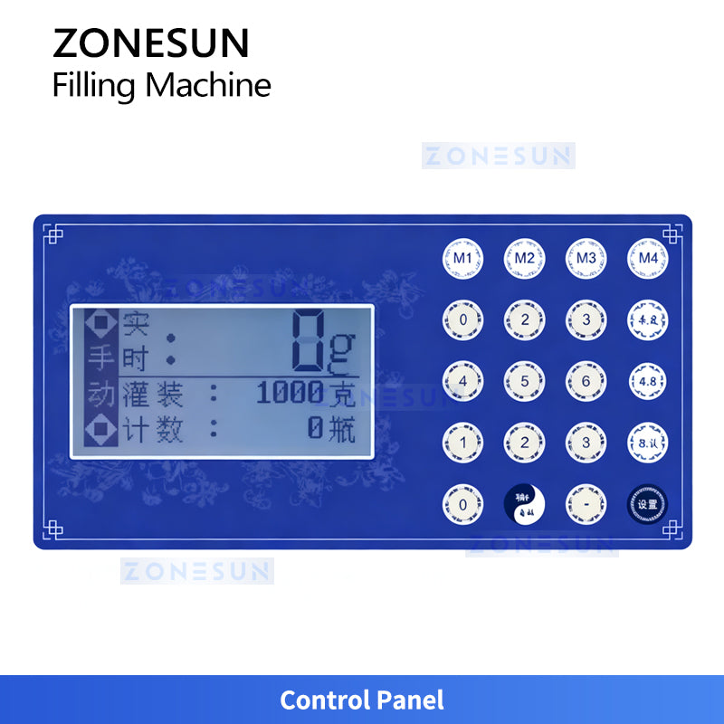 ZONESUN ZS-DTFP2 Dual-Head Semi-Automatic Paste Filling Machine for Sauce Cream Honey Production