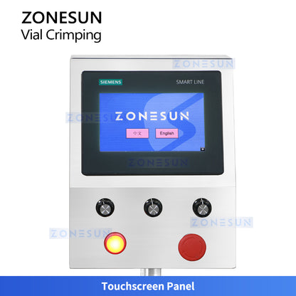 ZONESUN ZS-YG100 Rotary Vial Crimping Machine | Automatic Flip-Off Cap Sealer for Pharma & Labs