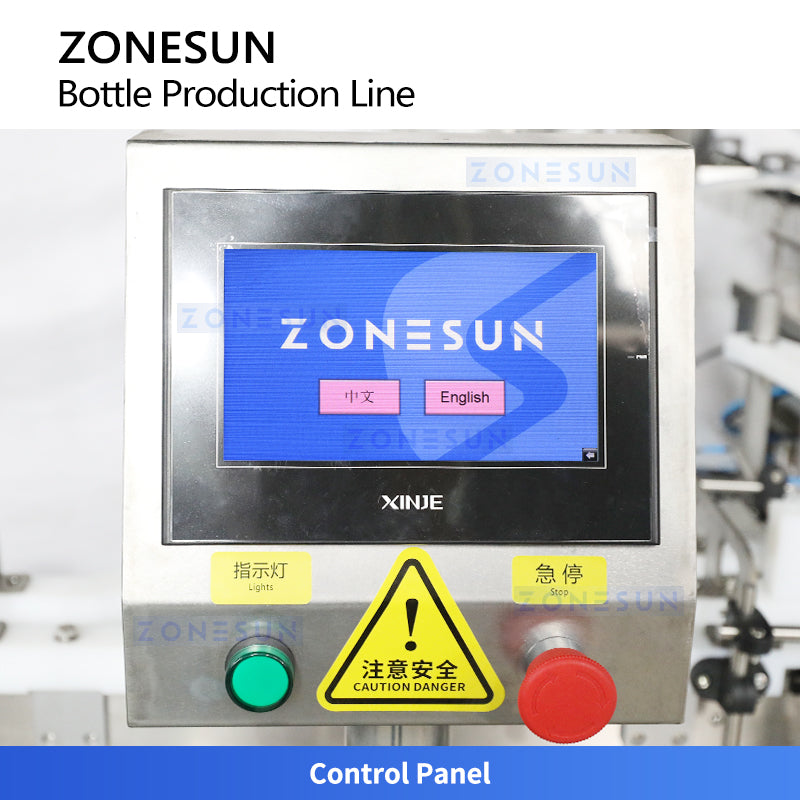 ZONESUN ZS-FAL180YT: High-Speed Dropper Bottle Filling, Capping & Labeling Production Line 