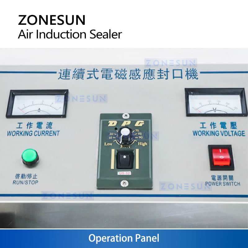 ZONESUN ZS-FK6000A Automatic Electromagnetic Induction Sealing Machine for Bottle Packaging
