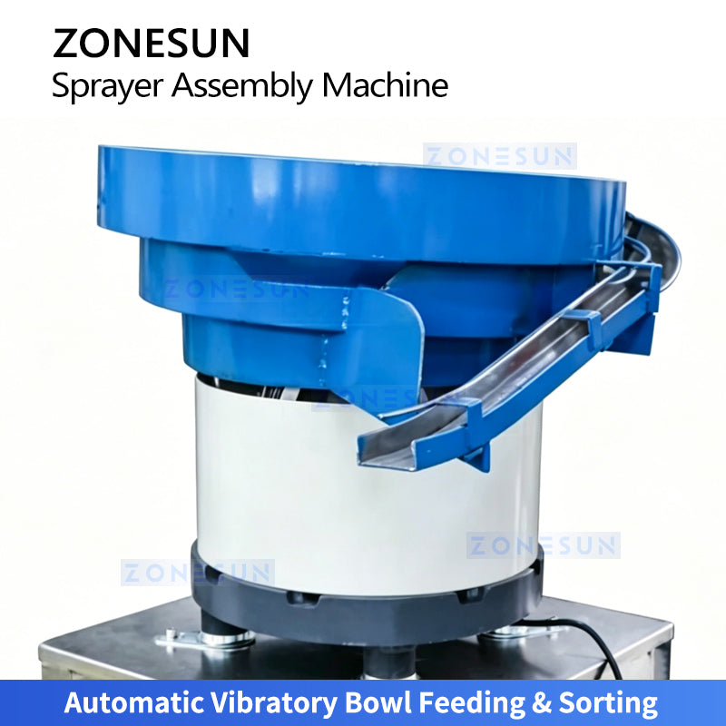 High Efficiency: ZONESUN ZS-WIM06 Fully Automatic Trigger Sprayer Pump Head Assembly Machine Line