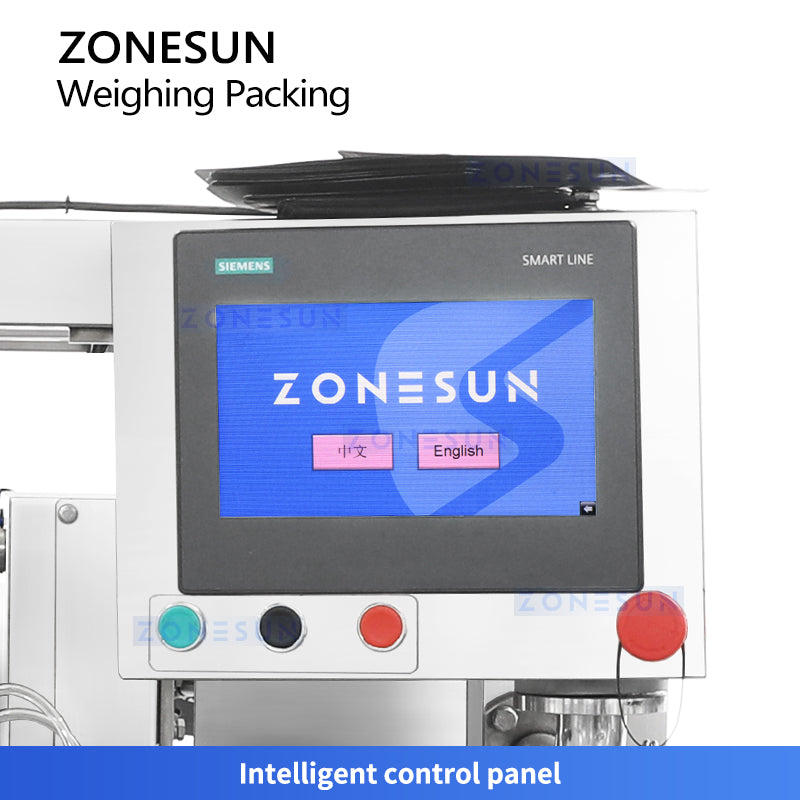 ZONESUN ZS-AFS200 Automatic Rotary Premade Pouch Packing Machine for Granules with Zipper Opening Punching and Double Sealing System
