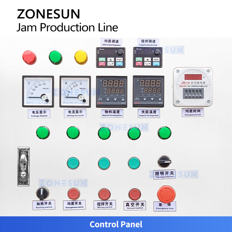 Advanced Tech: ZONESUN ZS-MB300L3 Triple-Tank Vacuum Evaporation & Mixing System for Thick Sauces