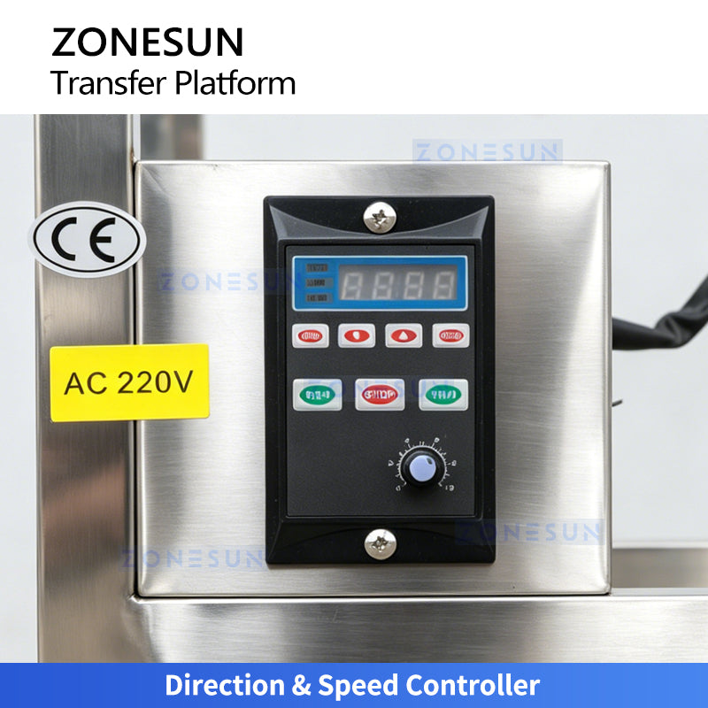 Smooth 90° Turns: ZONESUN ZS-LP10 Right-Angle Transfer Platform for Automated Production Lines