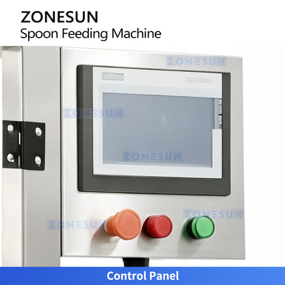 ZONESUN ZS-SF01 Automatic Spoon Feeding Machine for Milk Powder and Nutritional Powder Packaging