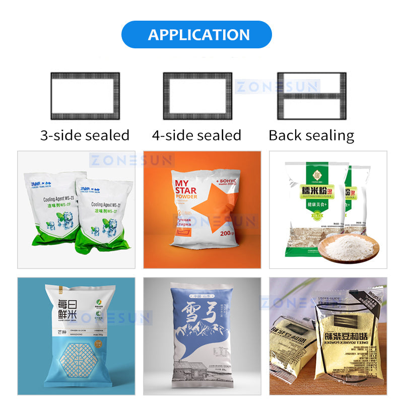 ZONESUN ZS-FS420E Automatic Powder Bagging Packaging Machine with Auger Filler