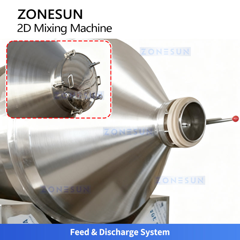 ZONESUN ZS-HM100 Two-Dimensional Motion Mixer for Sensitive Dry Powders and Granules