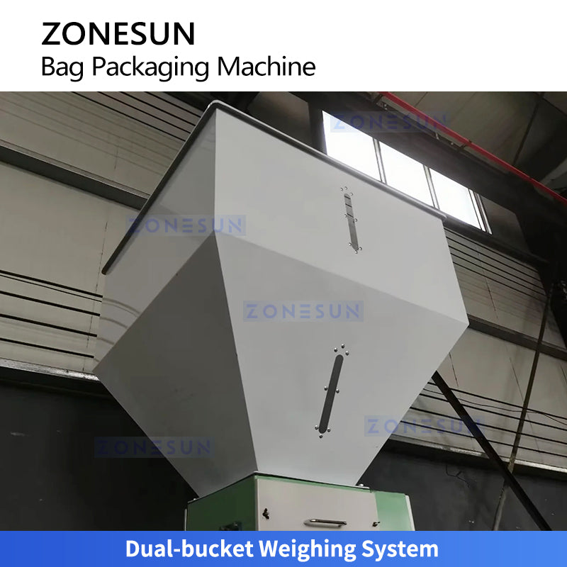 High Capacity: ZONESUN ZS-DCS50 Automatic 50kg Bagging Machine for Fertilizer, Feed & Grain Industry