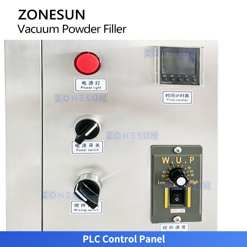 ZONESUN ZS-FM30L Vacuum Powder Filling Machine for Ultra-Fine Powder