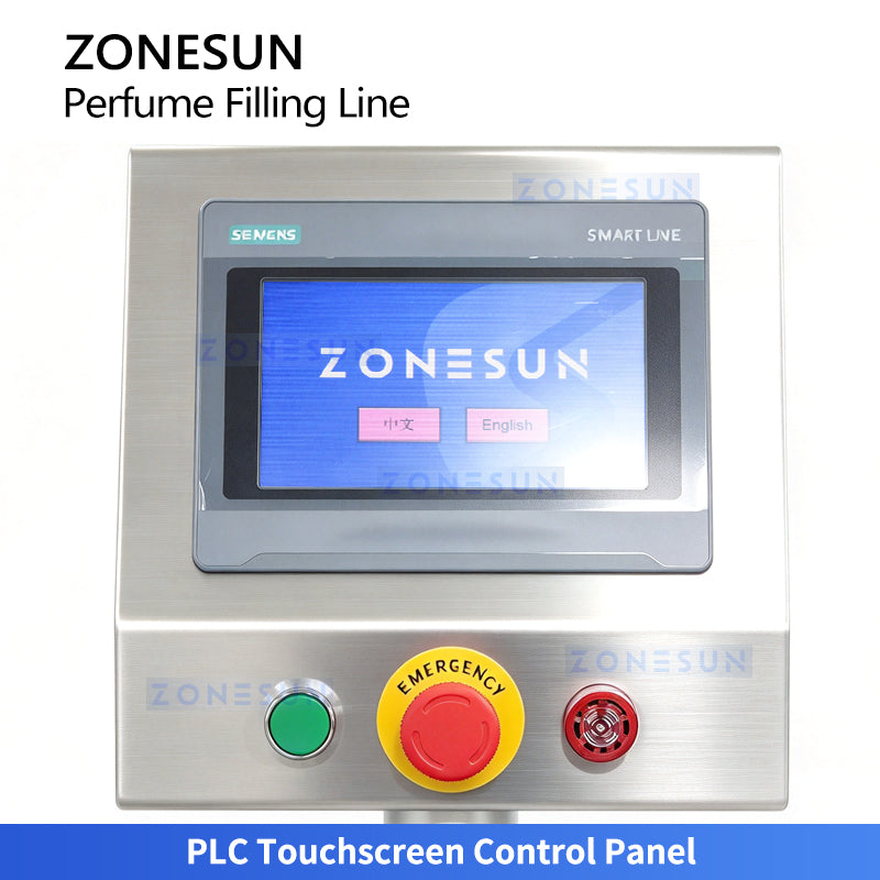ZONESUN ZS-FAL180X17 Automatic Perfume Bottle Feeding Filling Capping and Labeling Line