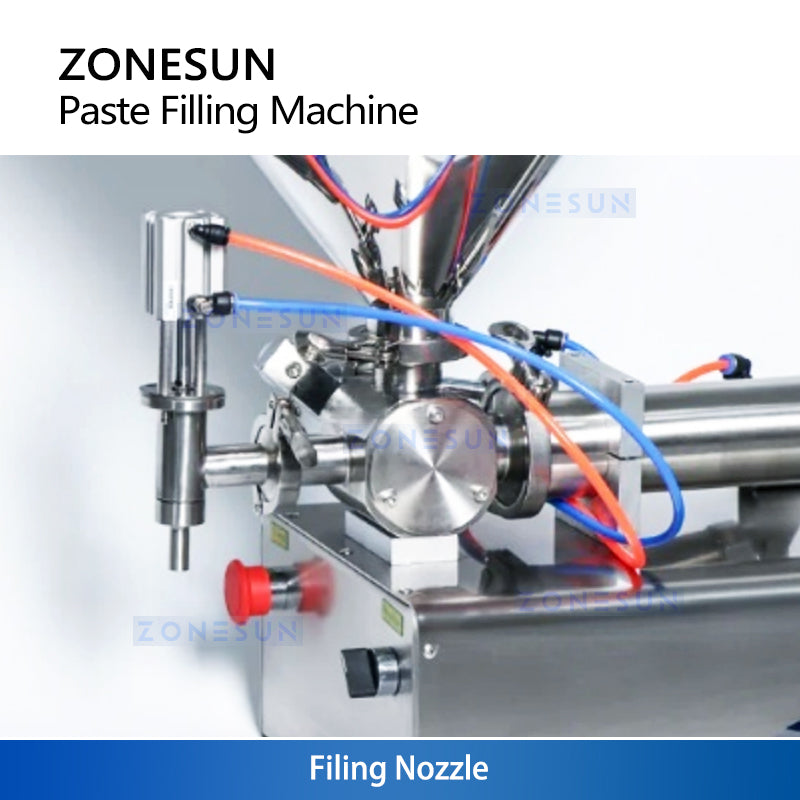 ZONESUN ZS-GTJ Pneumatic Paste Filling Machine for sauces, creams, gels