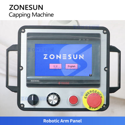 ZONESUN ZS-XG16M Automatic Screw Capper Machine for Nozzle Tip Bottles Honey Sauce