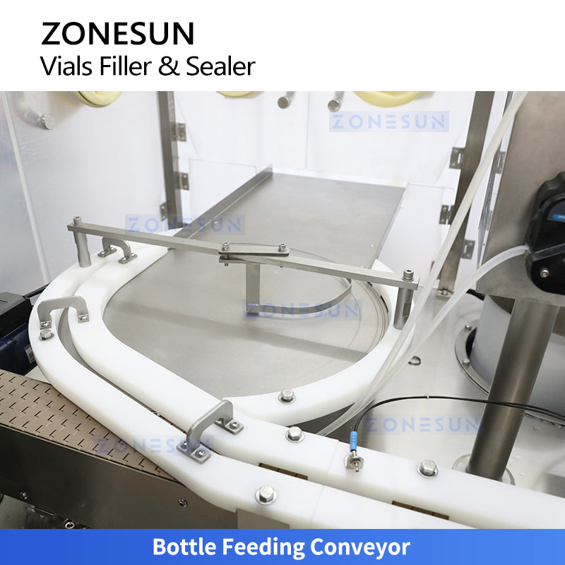 High Precision: ZONESUN ZS-AFC9H Automatic Vial Filling Stoppering Machine with Laminar Flow Hood