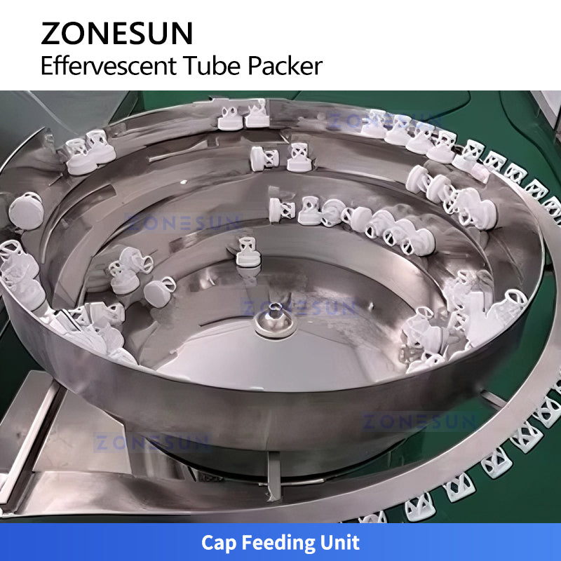 ZONESUN ZS-PFTM2 Automatic Effervescent Tablet Tube Filling and Capping Machine for Pharma Lines