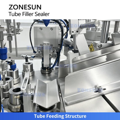 ZONESUN ZS-FS009D Automatic Double Head Syringe Filling and Sealing Machine for A+B Products