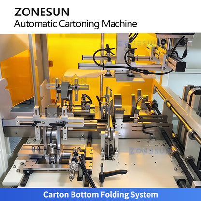 ZONESUN ZS-MSZH13 Automatic Cartoning Machine with Product Loading and Carton Closing System