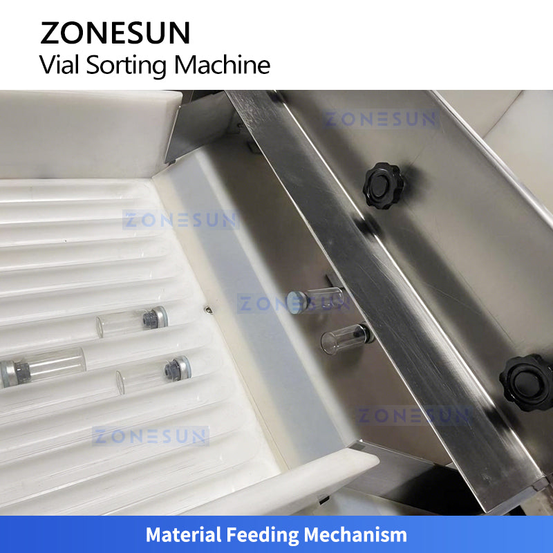 ZONESUN ZS-LP20 High-Speed Vial Sorting and Uprighting Machine for Pharma Lines