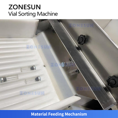 ZONESUN ZS-LP20 High-Speed Vial Sorting and Uprighting Machine for Pharma Lines