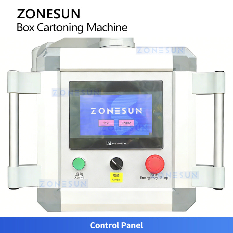 ZONESUN ZS-MSZH50L2 Automatic Vertical Cartoning Machine for Plugs, Chargers and Small Items