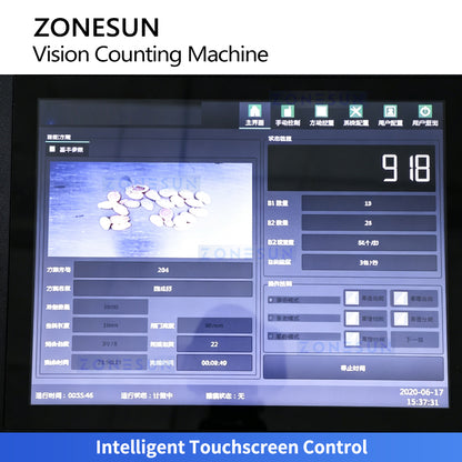 ZONESUN ZS-FSCS07 High-Speed Automatic Vision Counting and Packaging Machine