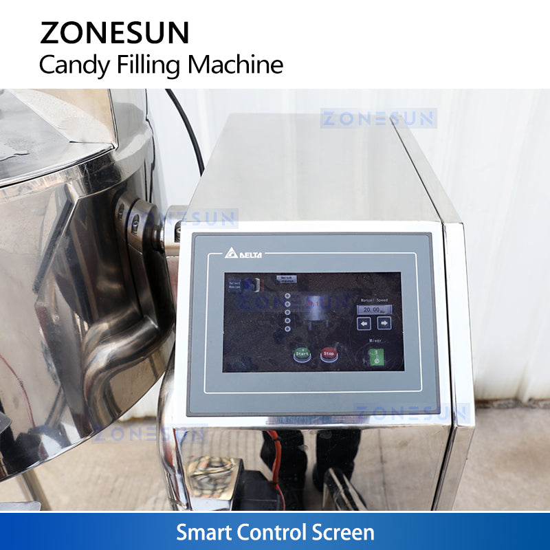ZONESUN ZS-CTF50 Gummy Candy Filling Machine with Cooker & Depositor
