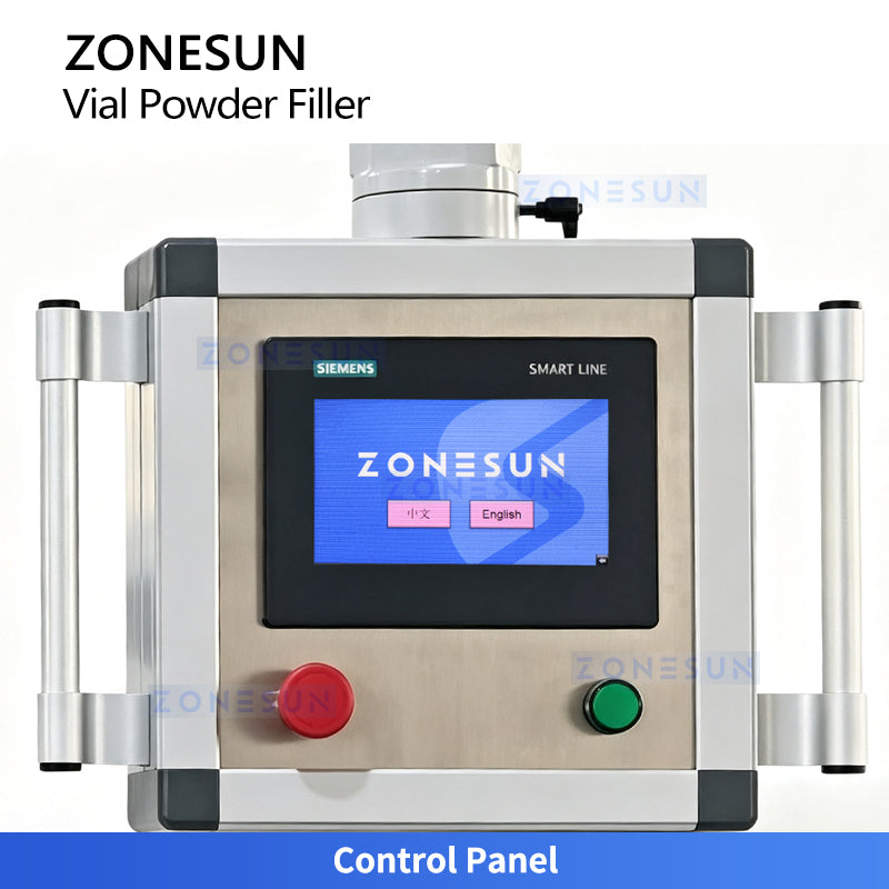 ZONESUN ZS-FAL12YF Automatic 4-Head Vial Powder Filling and 12-Head Capping Machine