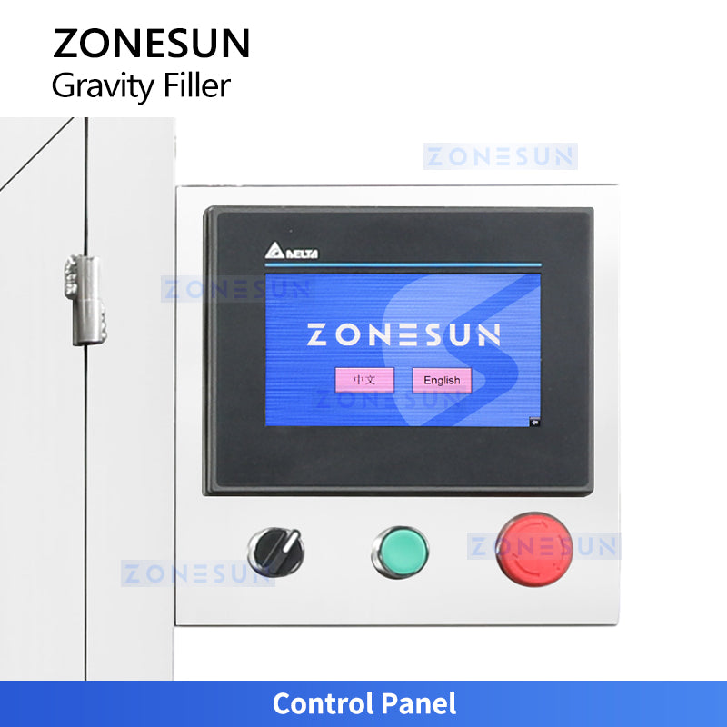 ZONESUN ZS-YT8T-8ZL 8-Head Gravity Filling Machine with Servo Diving Nozzles